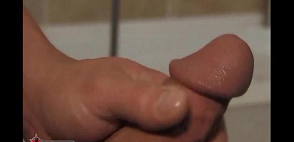  Brent Everett masturbating in the shower